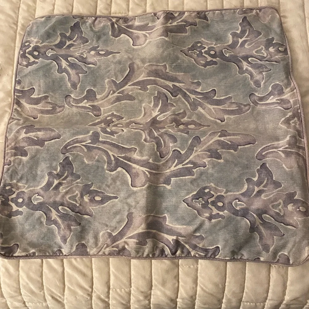Set of 2 Restoration Hardware Linen Decor Pillow